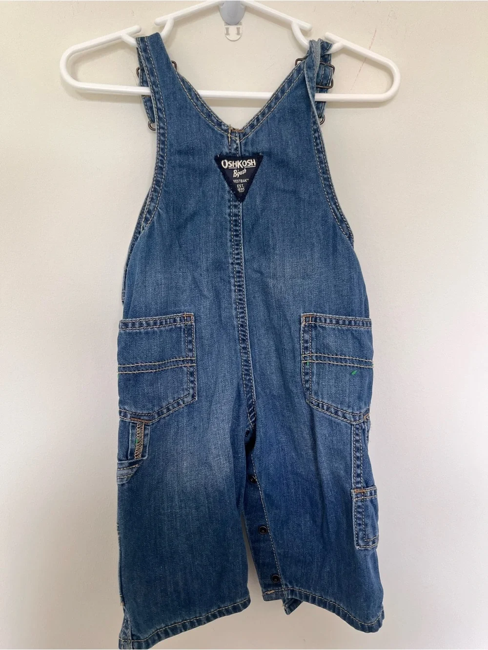 OshKosh B'gosh Dark Blue Denim Kids Overalls